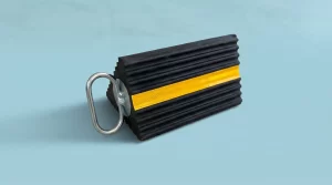 Rubbersan galvanised steel heavy duty wheel chock MT catalog cover photo