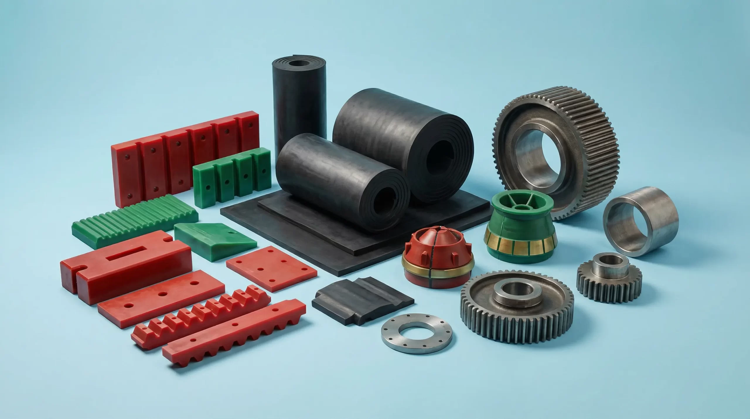 Aşınmaya Dayanıklı Elastomerler: Poliüretan mı Kauçuk mu Daha Dayanıklı?